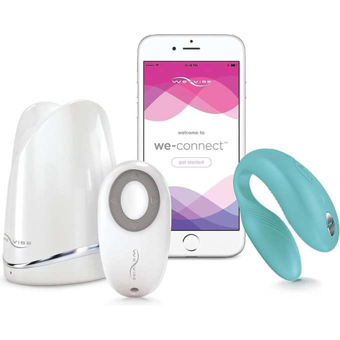 Вибратор для пар WE-VIBE SYNC O бархатно-зеленый SNSY6SG8